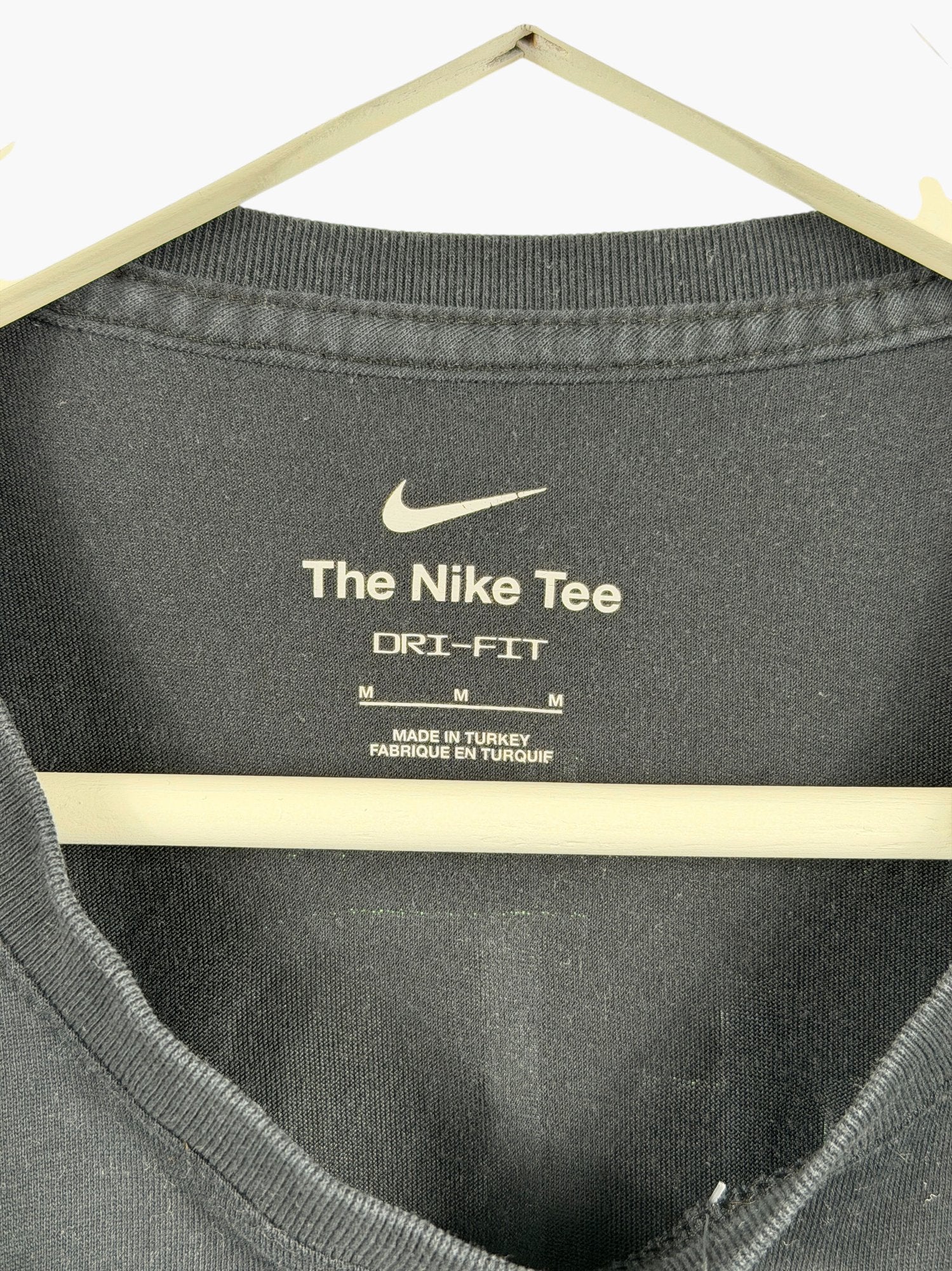 NIKE Black Wellness Club Dri-FIT T-Shirt UK M
