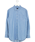 TALBOTS Blue Denim Everyday Relaxed Shirt UK S