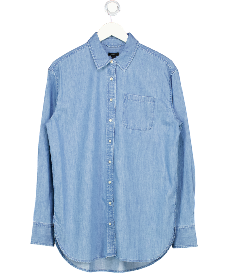 TALBOTS Blue Denim Everyday Relaxed Shirt UK S