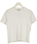 COS White Clean Cut T-shirt UK S