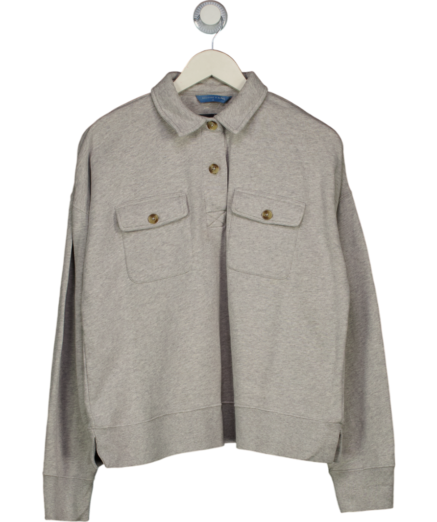 Beaufort & Blake Light Grey Polo Sweatshirt UK L