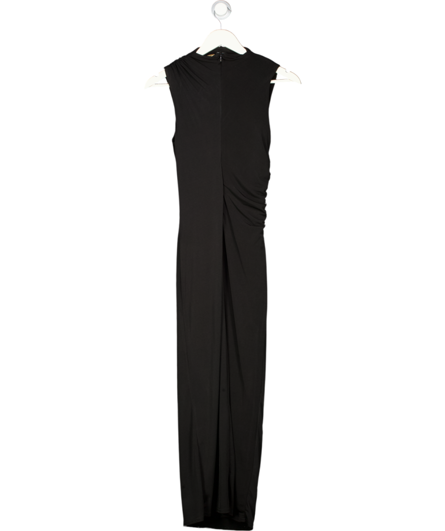 LIPSY London Lipsy London Black Sleeveless Sculpted High Neck Slinky Midi Dress Black Sleeveless Sculpted High Neck Slinky Midi Dress UK 8