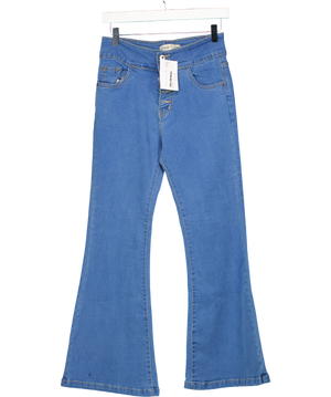 Guess Blue High Rise Flared Stretch Jeans W30