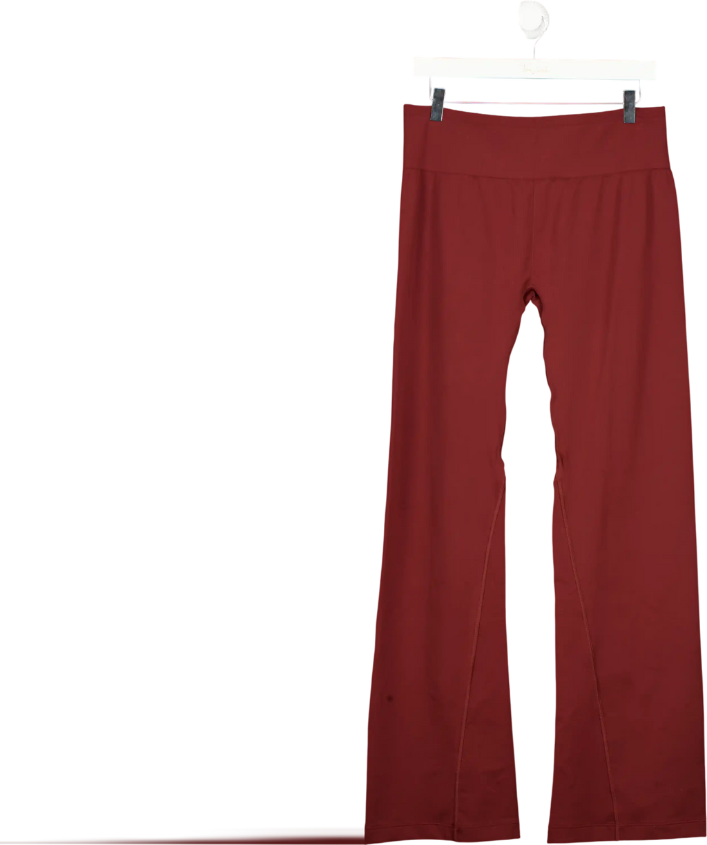 GYMSHARK Red Soft Sculpt Flared Leggings UK XXL