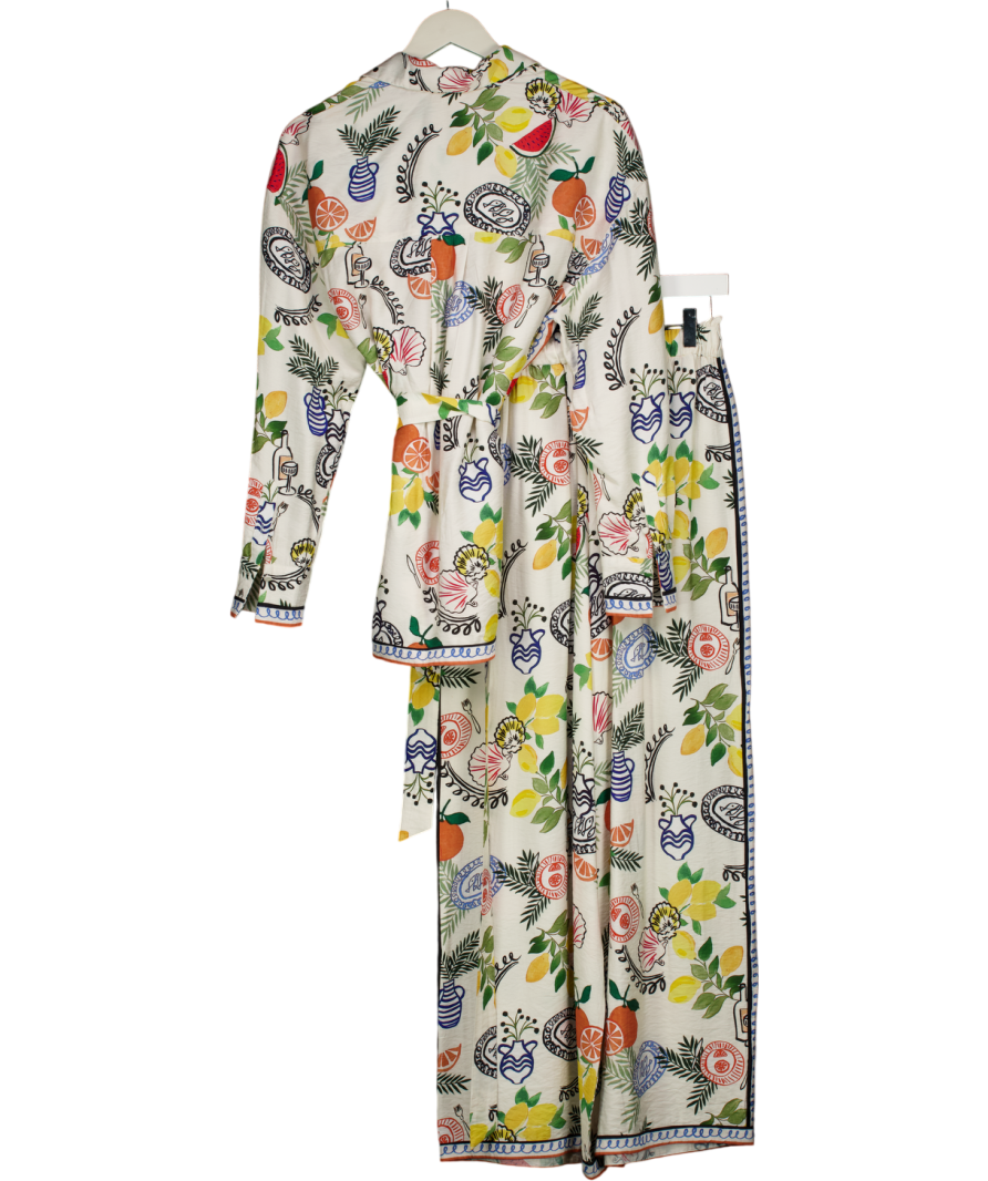 Phase Eight Multicoloured Zeliha Trouser And Shirt Set UK 10