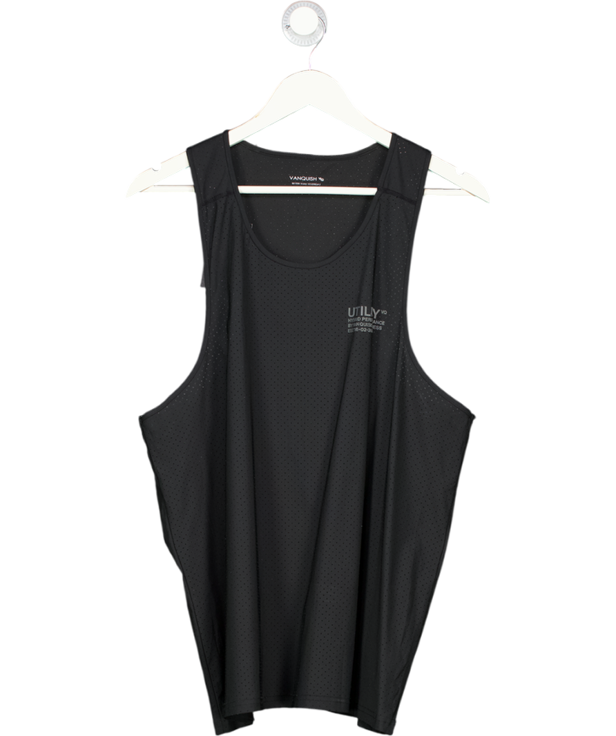 Vanquish Black Utility Performance Tank UK M