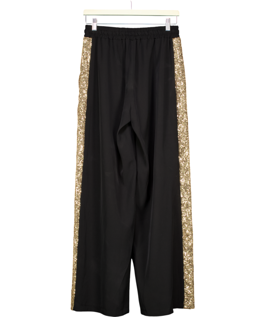 LAW & CO Tempest Pant - Black With Gold Sequin Uk14-16 UK L