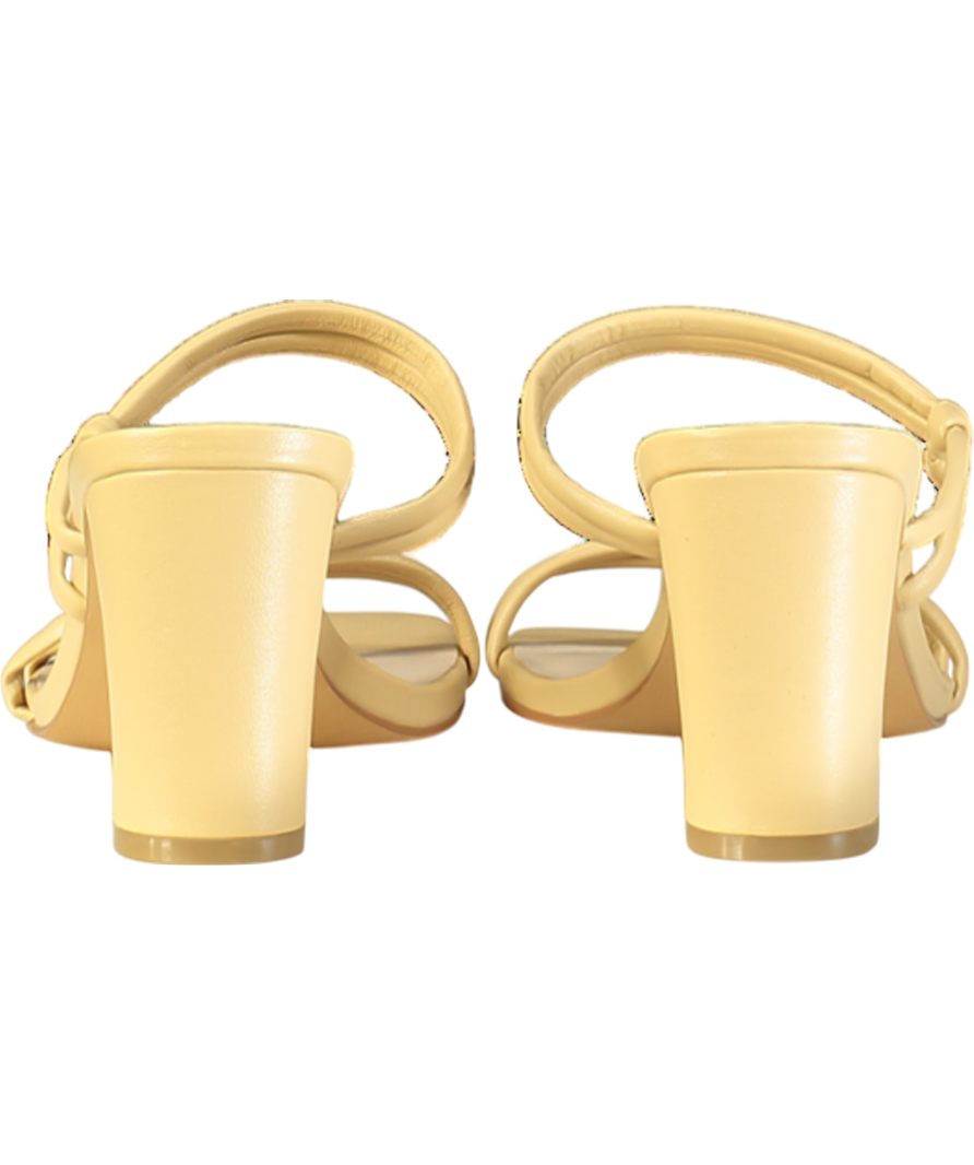 REISS Beige Emmy-block Heel Mid Sandal UK 6 EU 39 👠