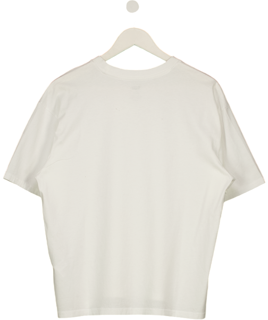 LEVI'S White Crew Neck T-shirt UK S