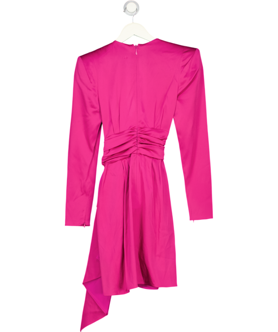 DUNDAS Pink Cutout Satin Mini Dress It40 UK 8