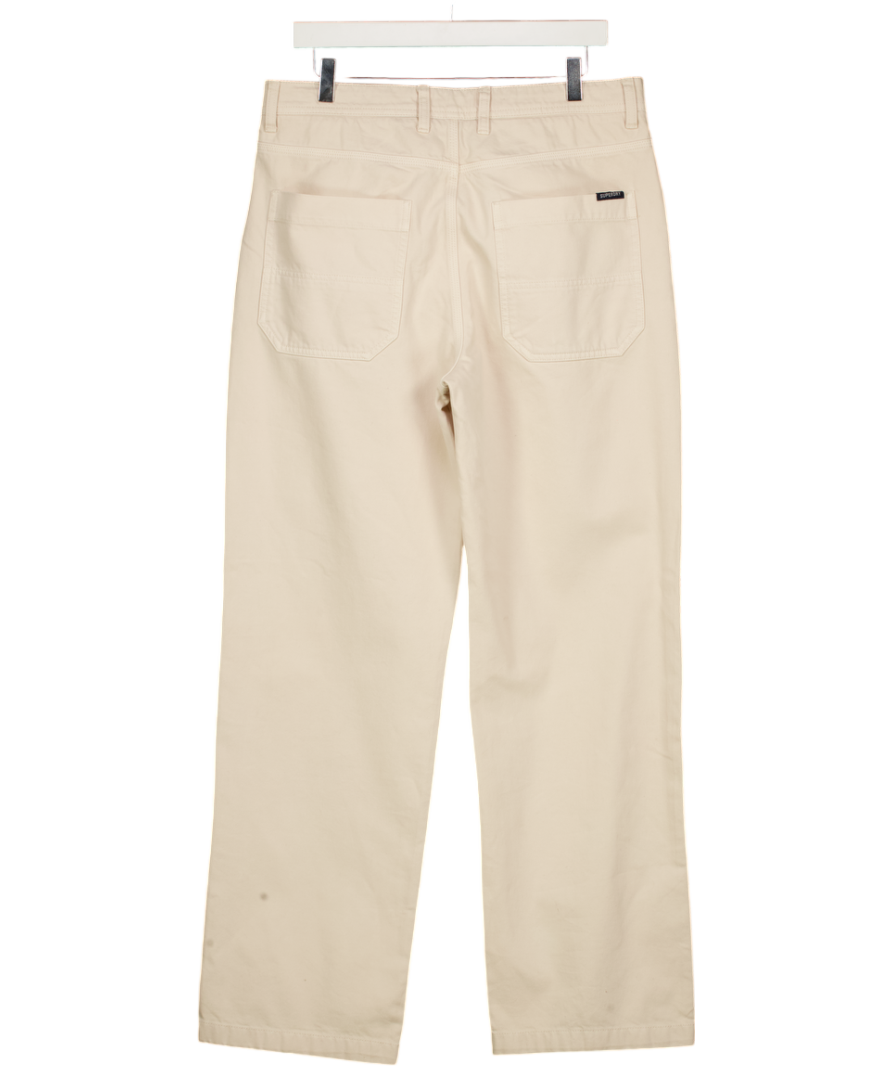 Superdry Cream 5 Pocket Work Pant W32