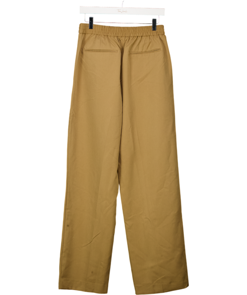 ASOS Beige Wide Leg Trousers UK XS