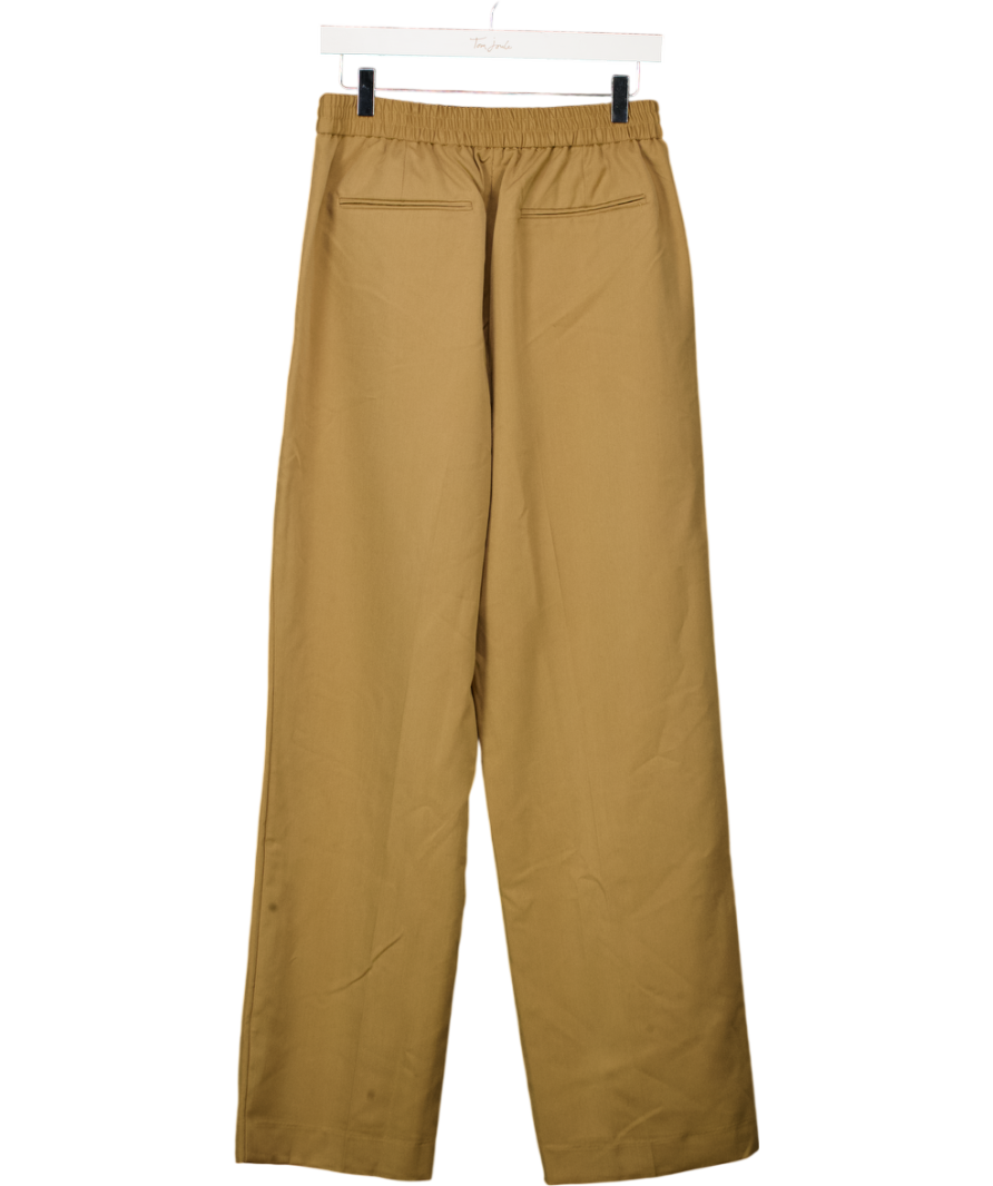 ASOS Beige Wide Leg Trousers UK XS