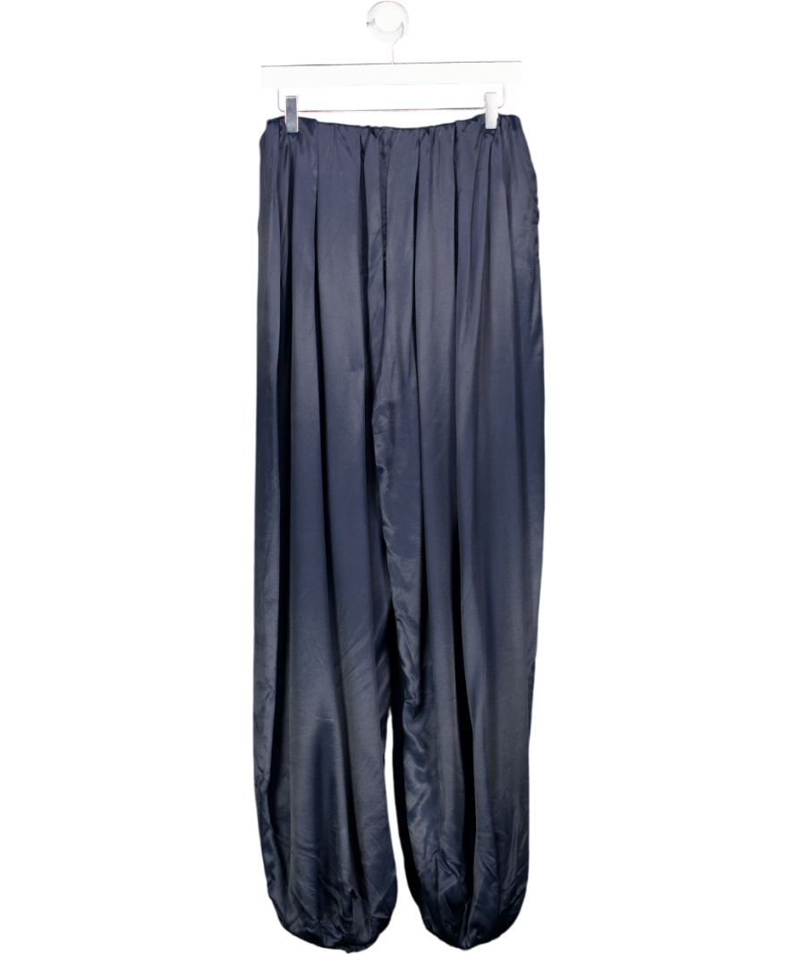 ASOS Blue Satin Bubble Hem Trouser UK S