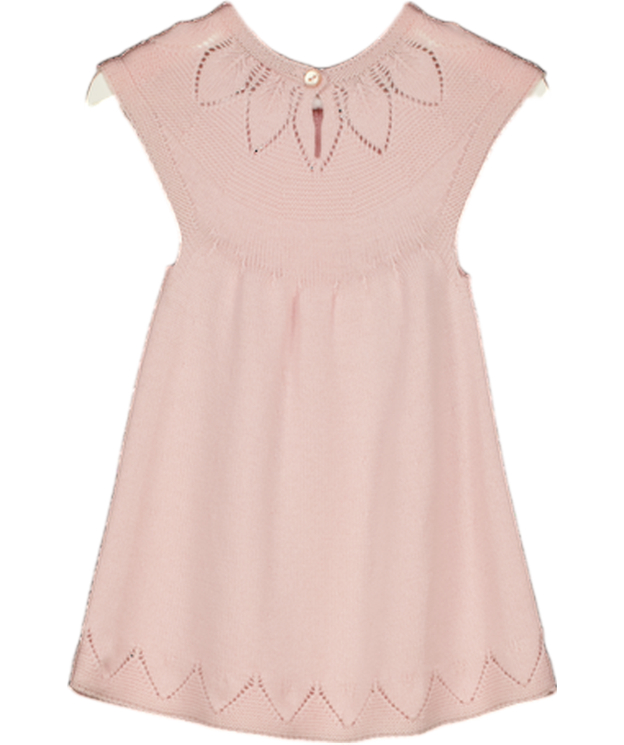 LILELAM Pink Tilde Knit Dress 6-9 Months