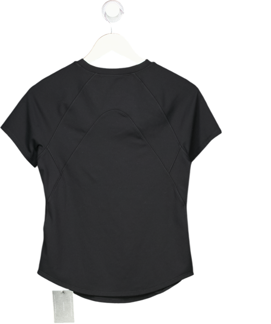 Gym Locker Black So Skin Short Sleeve Top UK S