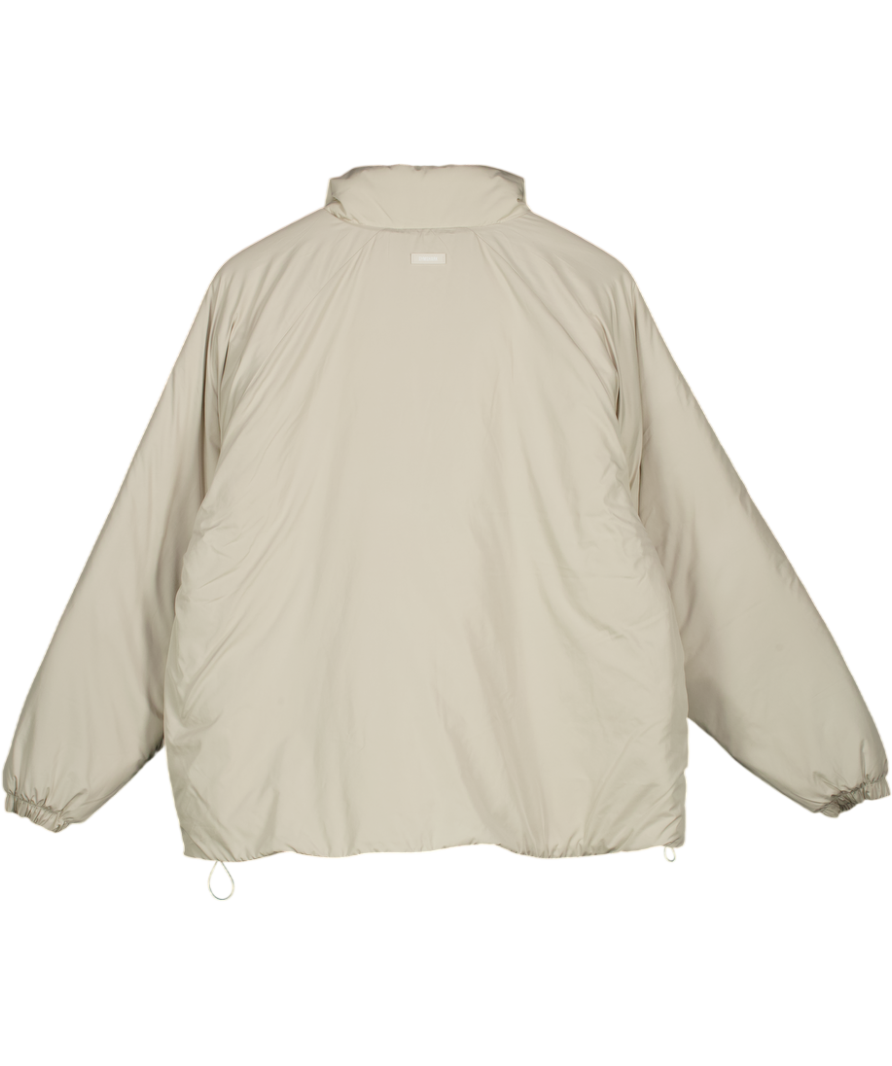 gymshark Beige Oversized Puffer Jacket UK XS