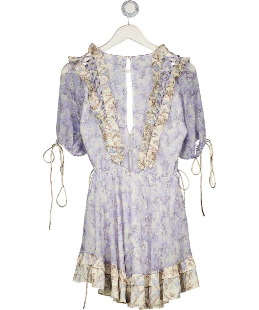 blue mini dress forever 21 Blue Ditsy Floral Summer Dress – Secret Label main image 0