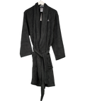 adidas Grey Performance Hooded Bathrobe UK M