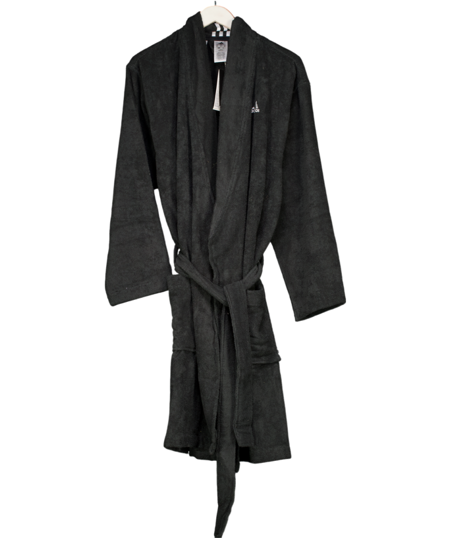 adidas Grey Performance Hooded Bathrobe UK M