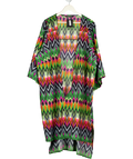 YOURS Multicoloured Zig-zag Kimono / Cover Up Jacket UK 16-20