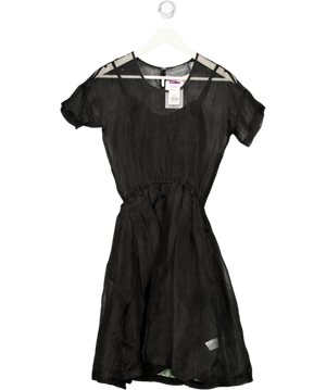 ANTIPODIUM LONDON Black Organza Mini Dress UK 6