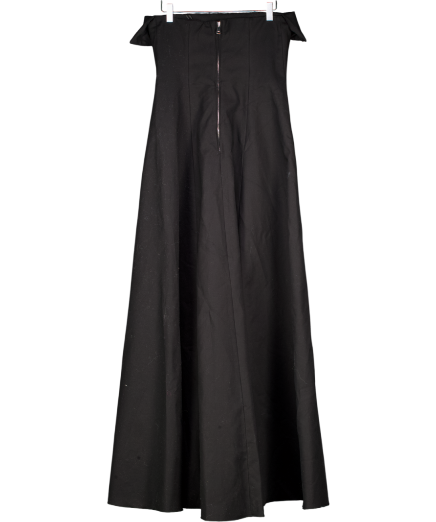 MANGO Black Bandeau Maxi Dress UK XS