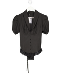 Black Corset Top UK XS
