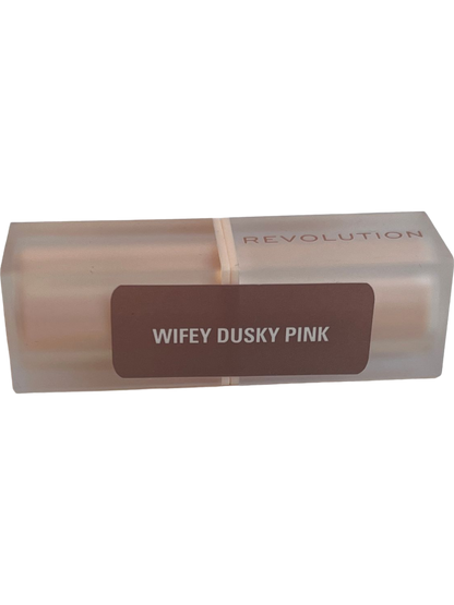 Makeup Revolution Wifey Dusky Pink Soft Satin Lipstick
