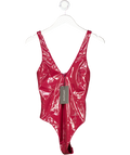Outcast Red Jupiter Bodysuit Burgundy UK M