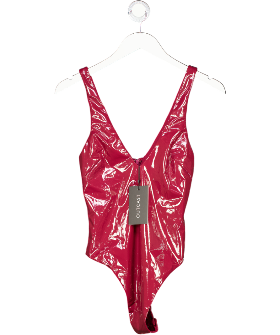 Outcast Red Jupiter Bodysuit Burgundy UK M