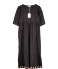 INDIA & MILLS Black Neon And Noir Henrietta Dress UK S