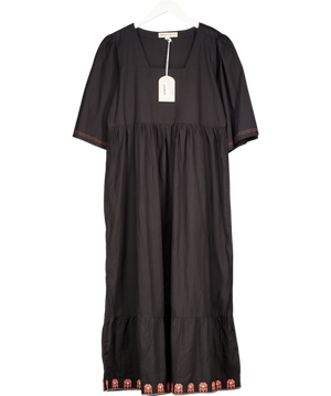 INDIA & MILLS Black Neon And Noir Henrietta Dress UK S