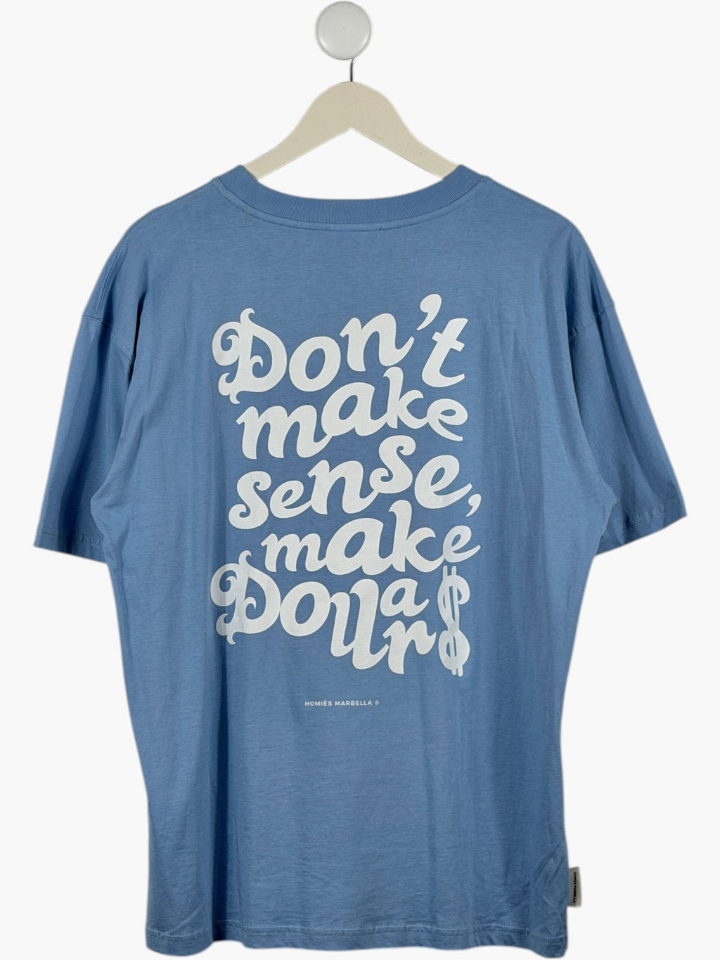HOMIES Blue Marbella Graphic T-Shirt UK M