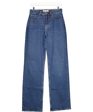 Abercrombie & Fitch Blue Curve Love High Rise 90s Relaxed Jeans - Long W26