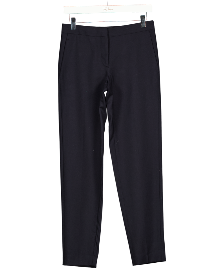 PAUL SMITH Navy Blue  100% Wool Tapered Trousers UK 6