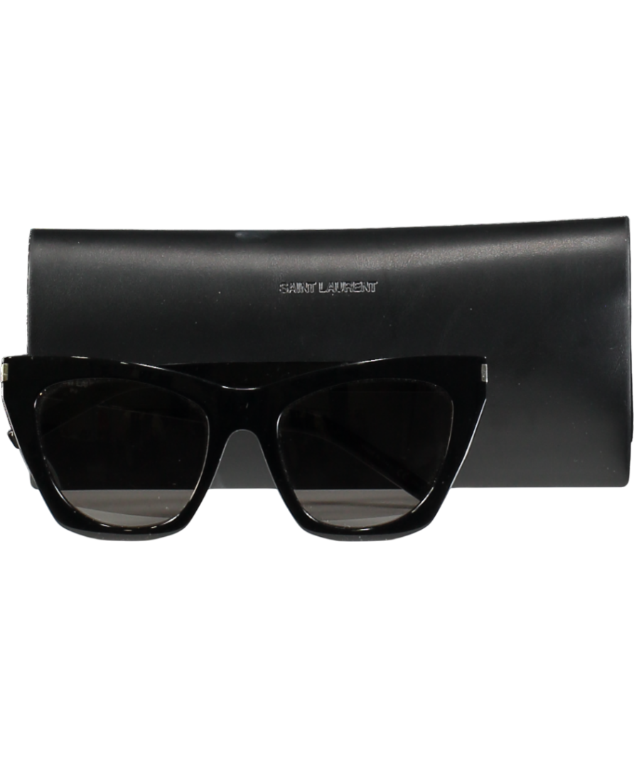 Saint Laurent Black Kate Sunglasses