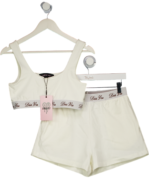 DESVU Cream 2-piece Lounge Set UK S