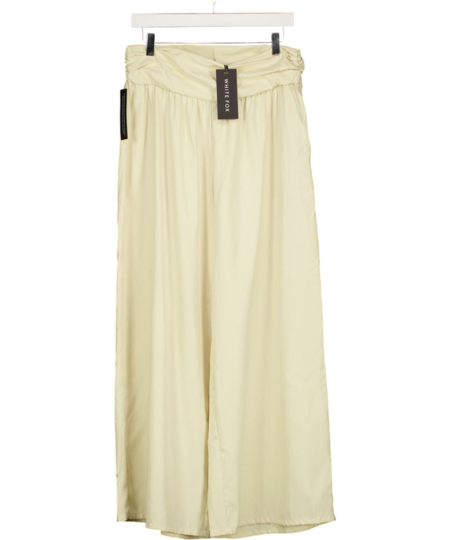 WHITE FOX Skipping Town Trousers Off White UK M