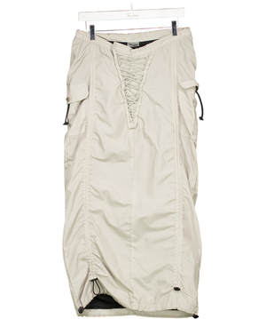 wmnswear Beige Nevo Cargo Midaxi Skirt UK S