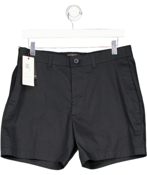 Autograph Black Regular Fit Super Lightweight Chino Shorts W32
