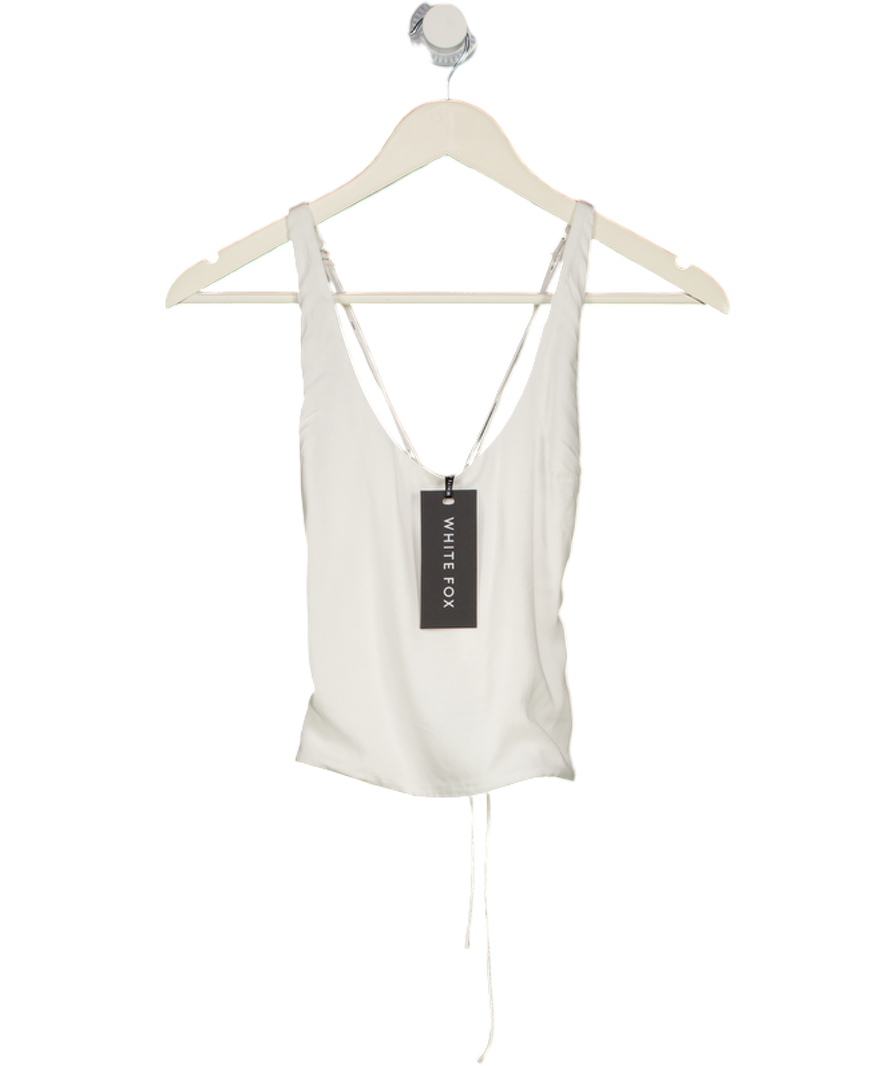 WHITE FOX Sunbliss Halter Top White UK XS