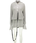 SEROYA Grey Katana Sweater Dress UK S