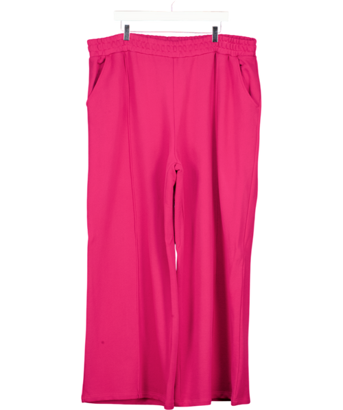 ASOS Pink Seam Detail Straight Leg Jogger Trousers Uk 20 / UK 22