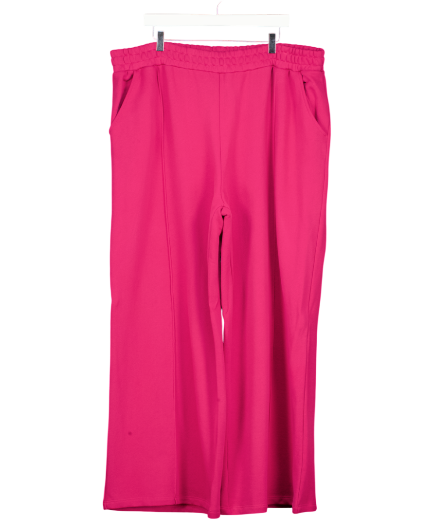 ASOS Pink Seam Detail Straight Leg Jogger Trousers Uk 20 / UK 22