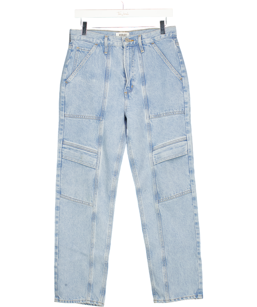 AGOLDE Blue Cooper Organic Cotton Cargo Jeans W27