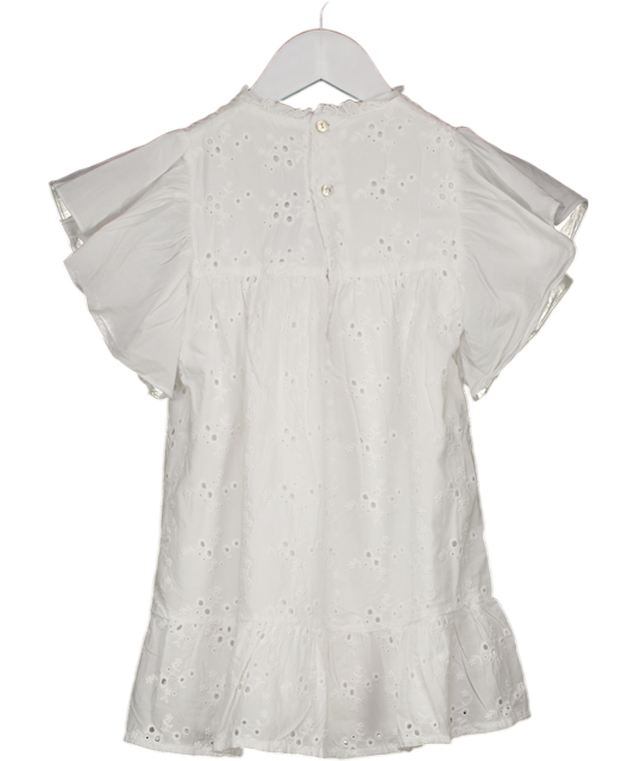 CHIC COLLECTION White Broderie Anglaise Cotton Dress 3 Years