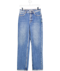 VENROY Blue V Front Denim Jeans UK S