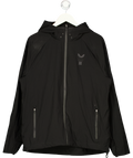 CASTORE X Reiss Black Water Repellent Hooded Jacket UK L