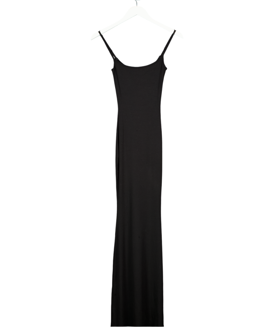 SKIMS Black Soft Lounge Long Slip Dress UK XS